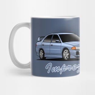 Subaru Impreza Illustration Fanart Mug